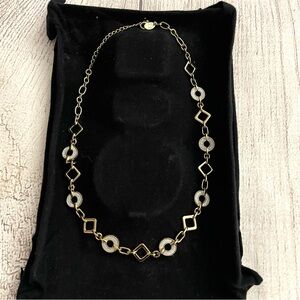 CHARMING CHARLIE Women’s Elegant Necklace Gold and Silver Geometric 18-22 inch